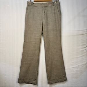 Banana Republic Martini Fit Wool Blend Tan Trouser Dress Pants Women’s Size 8